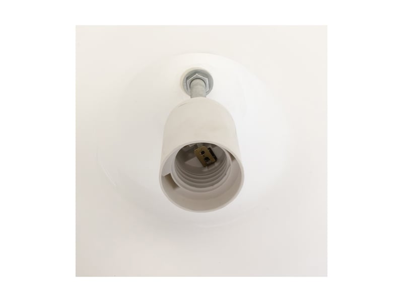  Suspension boli en verre blanc ø26 cm 62906 - Conforama E