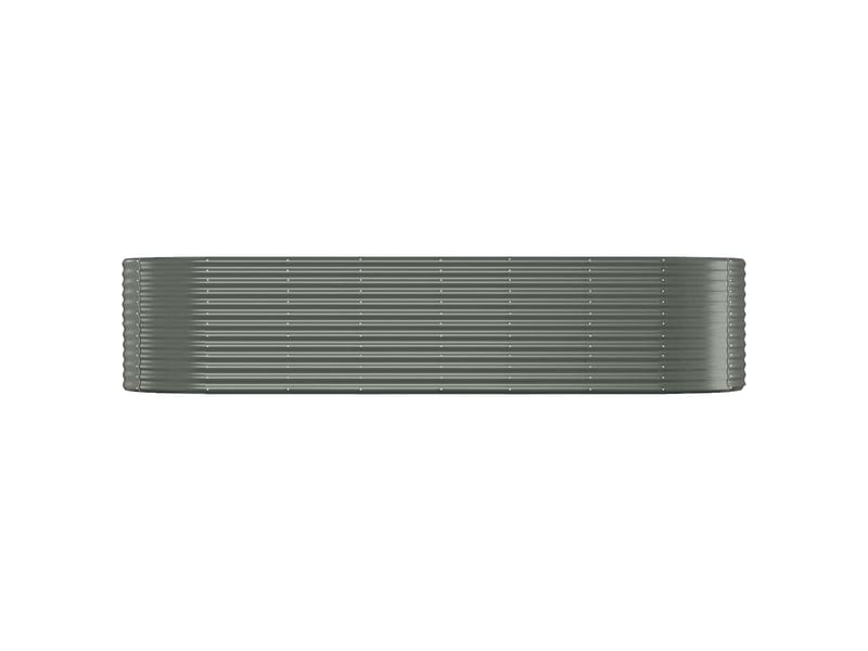  Jardinière - lit surélevé de jardin acier galvanisé 322x100x68cm gris  - Conforama C