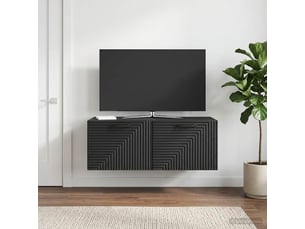 Meuble tv coloris noir 78.5 cm <strong></strong>  <strong></strong>