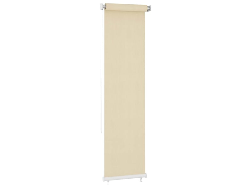  Store enrouleur, store roulant d'extérieur couleur crème 65 (l) x 230 (h) cm hdpe cf47429  - Conforama B