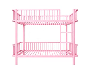 Lit superposé 90x200 cm <strong>REDOM</strong>  <strong></strong> coloris rose