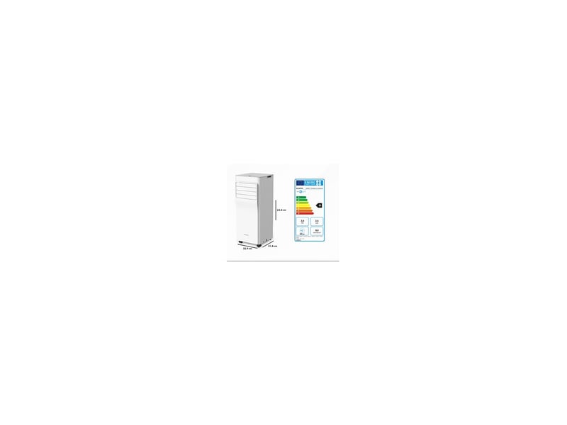  Climatiseur mobile 7000 btu 2000 w pour 9 m² blanc avec télécommande 8293880 - Conforama B