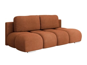 Canapé droit convertible 3 places Tissu vert