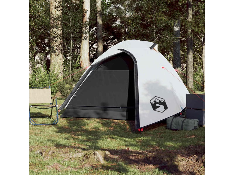  Tente de camping, tente à dôme 3 personnes tissu occultant imperméable shl14304  - Conforama C