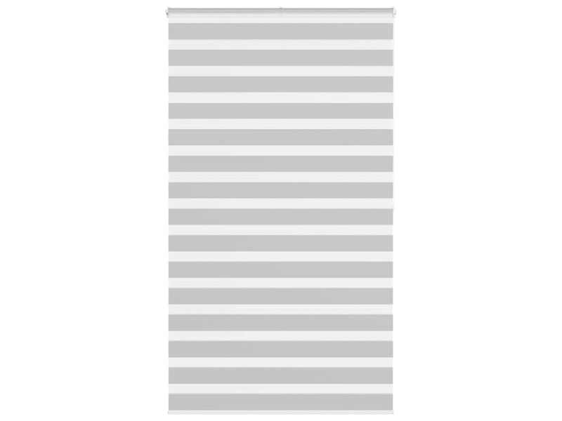 Store zèbre, store de fenêtre gris clair largeur du tissu 120,9 cm polyester cf48455 - Conforama B
