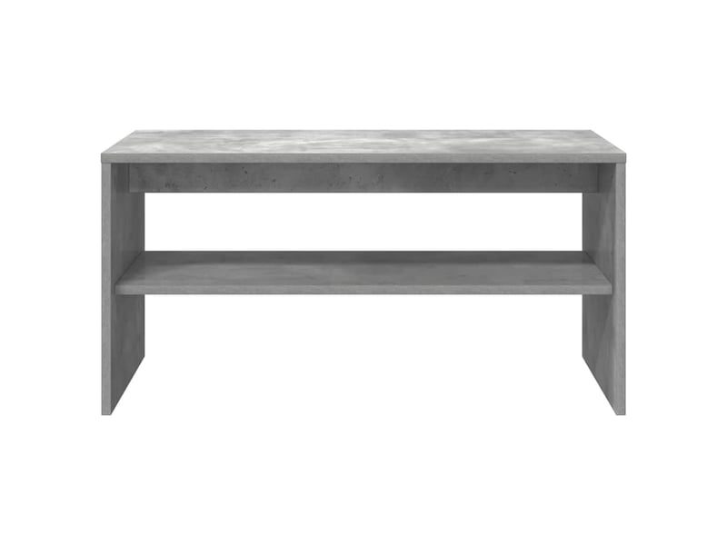  Meuble tv - banc tv - meuble de rangement gris cement 80 x 40 x 40 cm aggloméré  - Conforama E