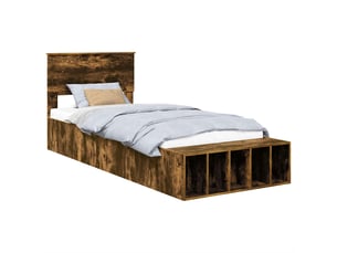 Lit simple 70x190 cm coloris marron