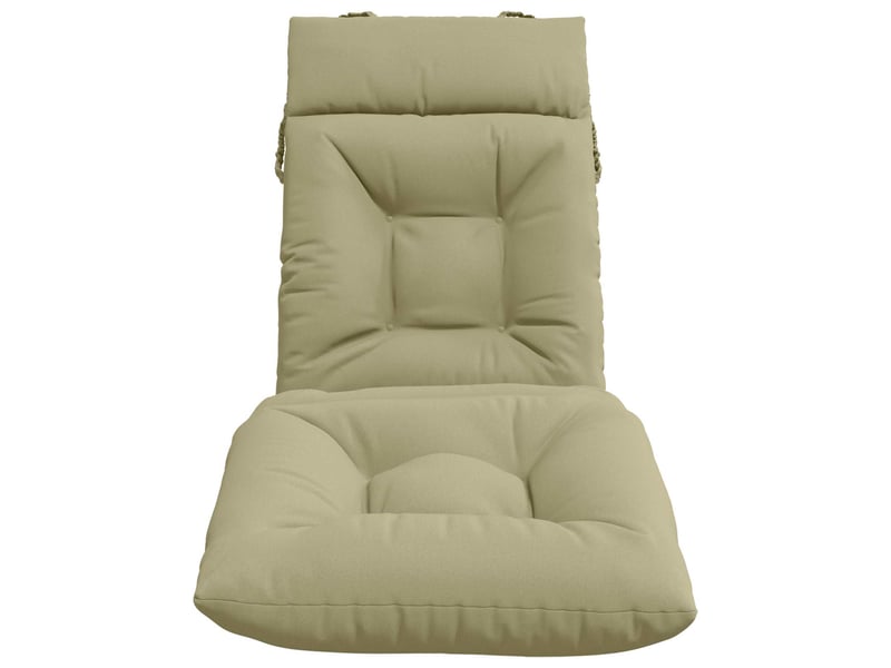  Coussin de transat, coussin pour bain de soleil vianen 100 % polyester vert clair cf56365  - Conforama D