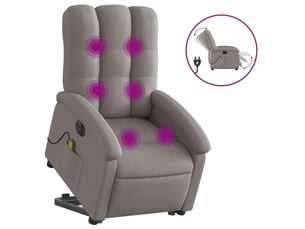 Fauteuil fixe  DECOSHOP 26 Tissu taupe