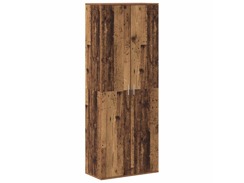  Haut armoire, meuble de rangement salon 70 x 33,5 x 180 cm bois d'ingénierie bois ancien  - Conforama A