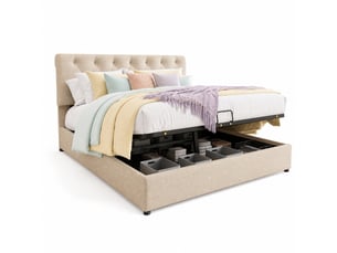 Lit coffre 160x200 cm HAUSS SPOLE coloris naturel