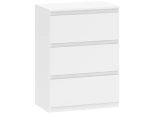 Commode 3 tiroir(s)    LPOSPI  coloris blanc largeur 55 cm