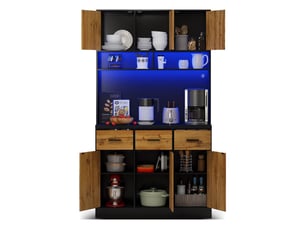 Buffet 6 porte(s) 3 tiroir(s) SOGEU  coloris bicolore