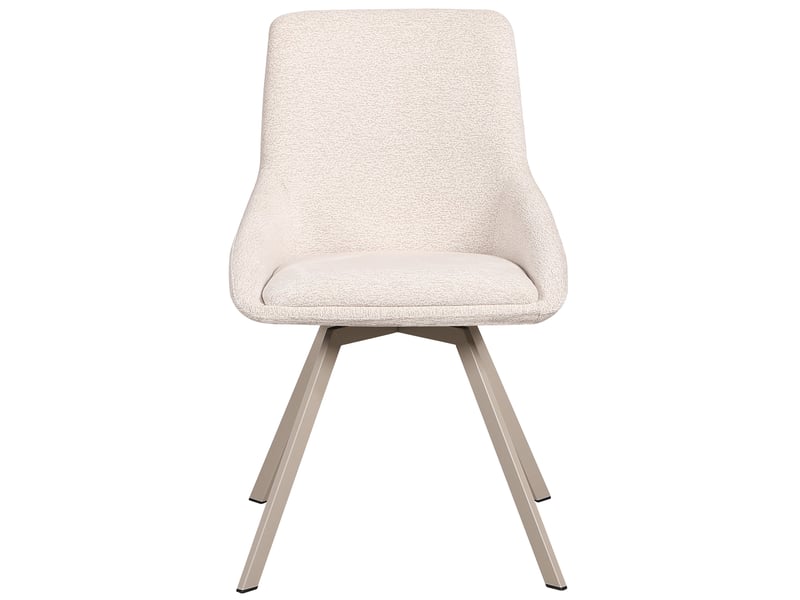  Selsey yanii - chaise pivotante - 50 cm - chenille beige clair Yanii - Conforama A
