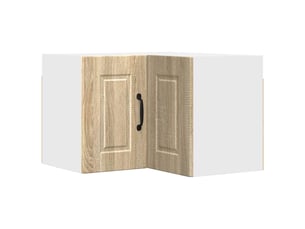 Meuble mural de cuisine, armoire d'angle cuisine porto chêne sonoma 57x57x40cm