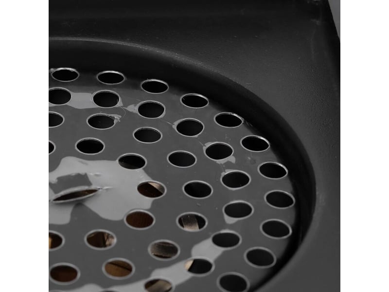  Siphon de sol noir 10 x 10 x 4 cm – grille carrée avec filtre amovible – grille de siphon de sol en cuivre pour cuisine, salle de bain, balcon  - Conforama D