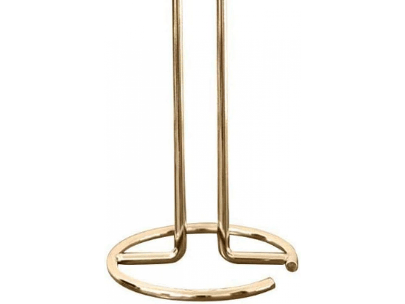  Support de rouleau de papier, porte-rouleau de cuisine portable en acier inoxydable or porte rouleaux papier toilette vertical en acier  - Conforama D