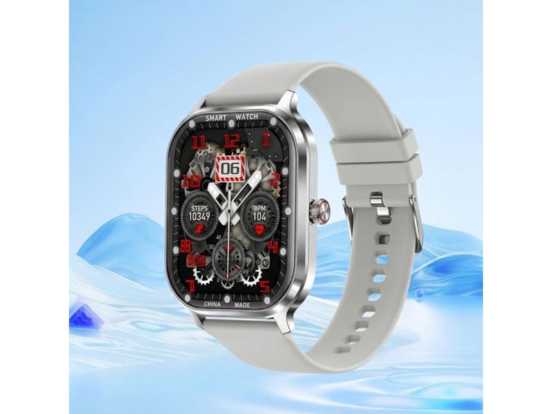  Montre connectee 2026 bluetooth ecran hd 2,02 pouces silicone grise unisexe modes sport 189790_AADLQ71064_6_DROPFR - Conforama A