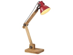 Lampe de bureau 25 w rouge délavé 23x18x96 cm e27