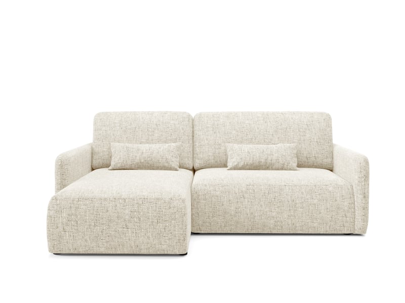 Canapé d'angle convertible livello l beige - Conforama A