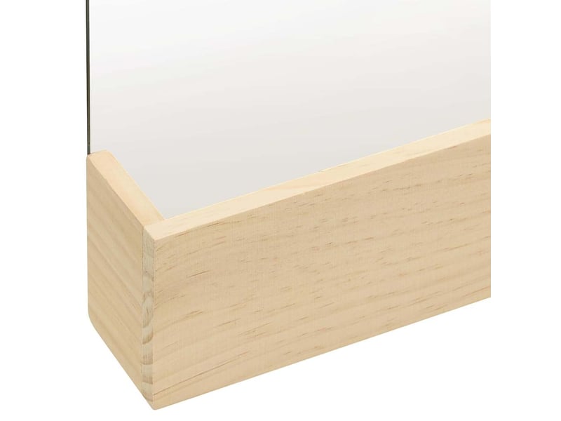  Miroir mural bois de pin massif 23x39,5 cm cf62832  - Conforama E