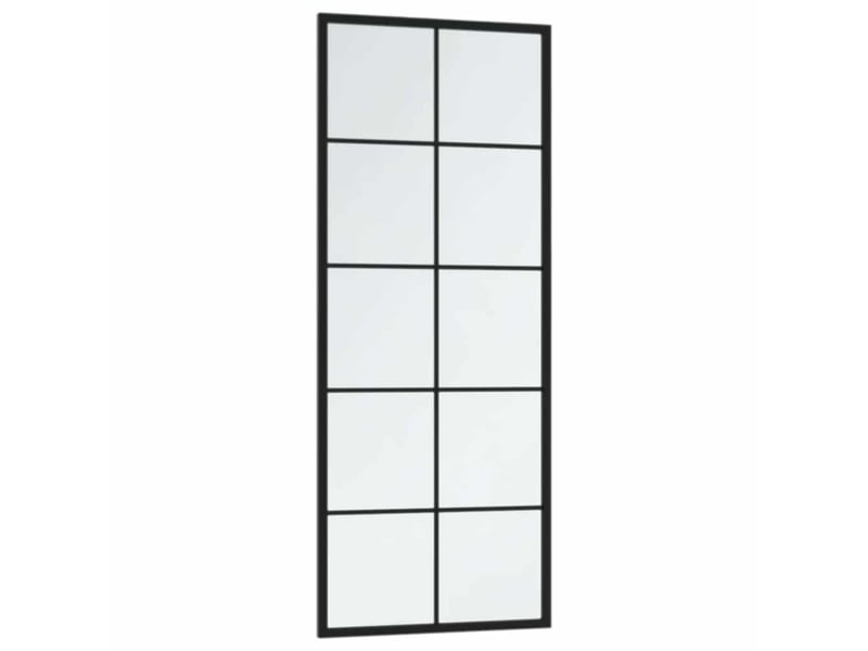  Miroir mural noir 100x40 cm métal cf62846  - Conforama D