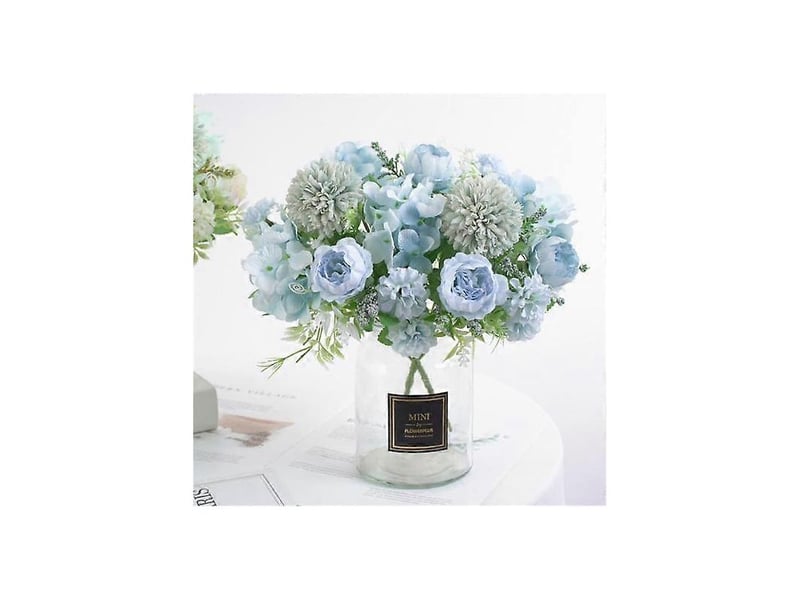  Fleur artificielle pivoine imitation, vive, imperméable et inaltérable, pour chambre à coucherchampagne, blanc  - Conforama C