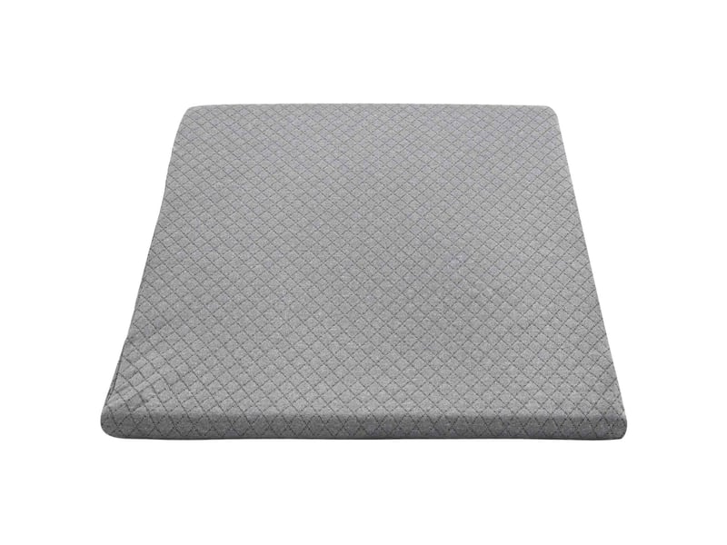  Coussin pour les jambes, oreiller 60 x 50 x 30 cm doux gris cf56580  - Conforama D