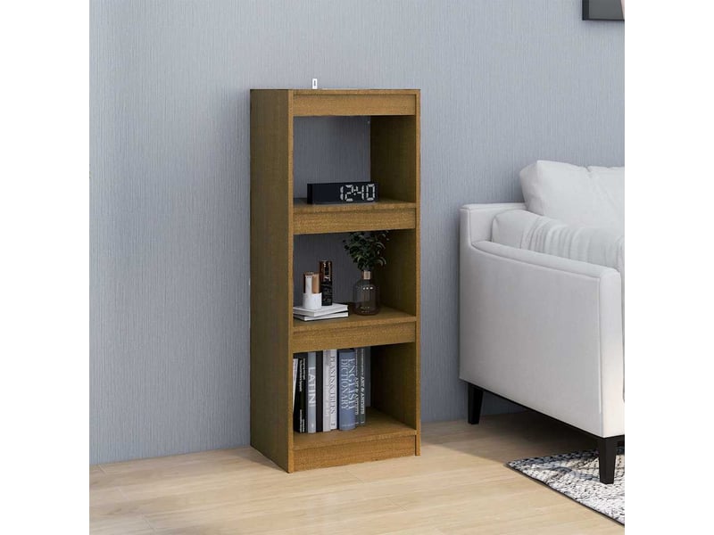  Bibliothèque, séparateur de pièce marron miel 40x30x103,5 cm pin  - Conforama C