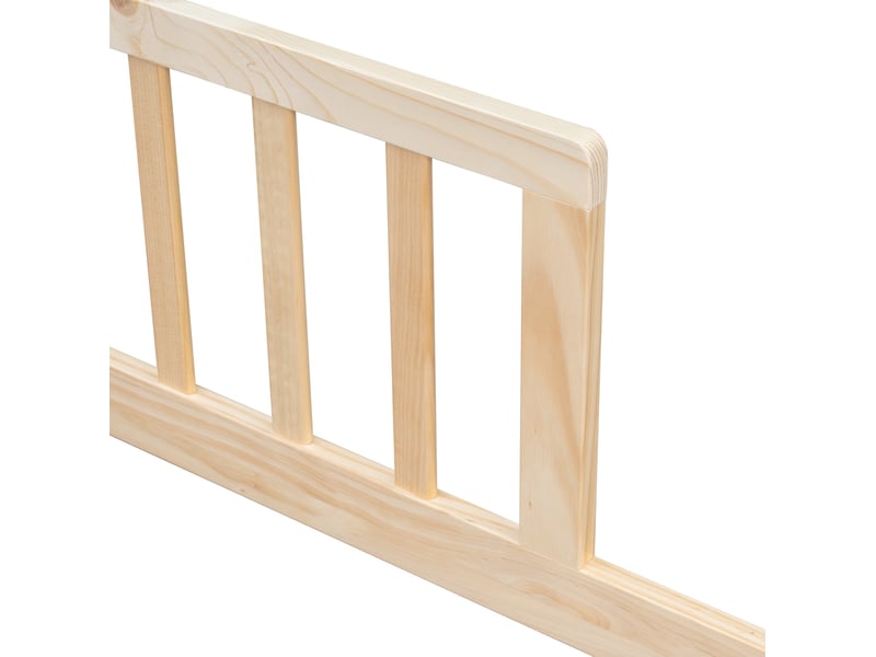 Lit cabane enfant 90x200 avec rangements et barrières evryae - Conforama E