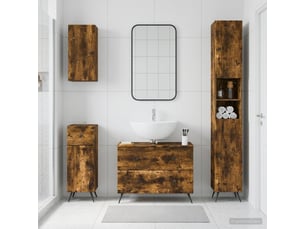 Ensemble de 4 pièces d'armoires de salle de bain breda cf63251