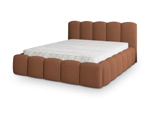 Lit coffre 140x200 cm <strong>MASSENO</strong>  <strong></strong> coloris cuivré