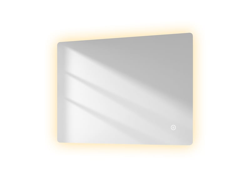  Emke miroir led salle de bain rétroéclairé  60x80 cm, interrupteur tactile, fonction mémoire, 3 couleurs  - Conforama A