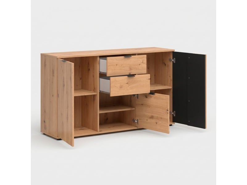  Buffet de salon 3 portes et 2 tiroirs vabres  - Conforama C