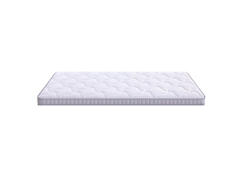  Matelas à ressorts ensachés tcqpz 140 x 190 cm 7 zones mousse à mémoire de forme h3 blanc  - Conforama A