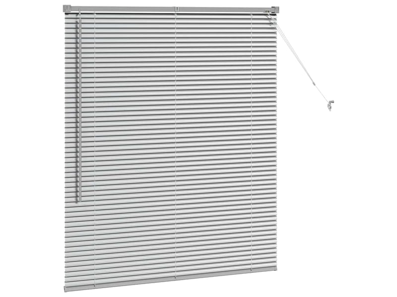 Store vénitien, store de fenêtre argenté 130 x 110 cm 25 mm aluminium cf47541 - Conforama E