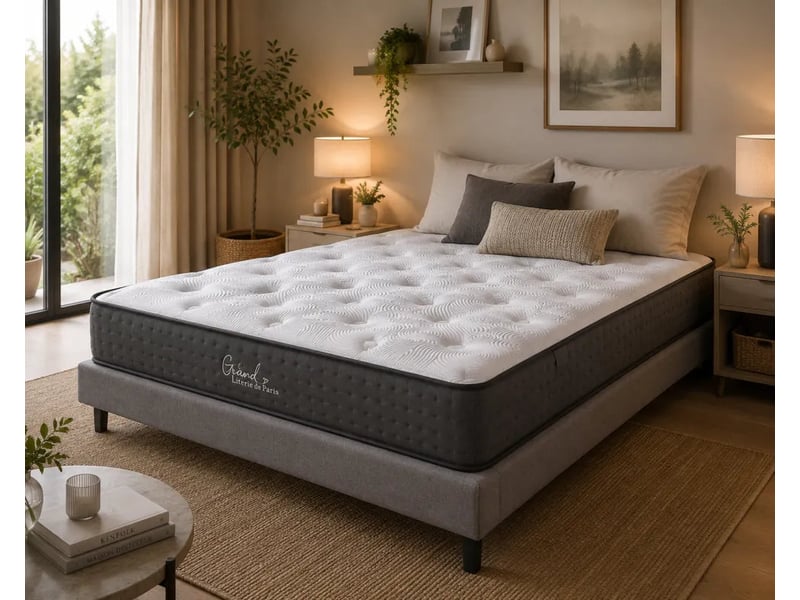  Matelas meridien à ressorts ensachés 140x190 cm épaisseur 25 cm  - Conforama B