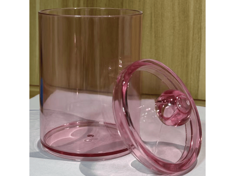 Lot de 3 pots distributeurs de cotons-tiges pour salle de bain - support en plastique rose pour cotons-tiges, disques de coton et cure-dents - Conforama C