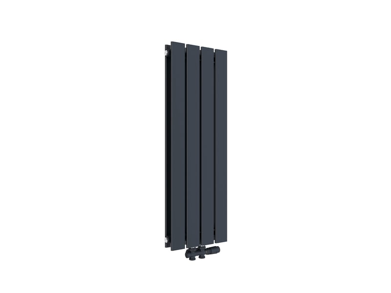  Emke radiateur à eau chaude, radiateur plat double couche connexion centrale, anthracite 90x30cm, 559w  - Conforama A