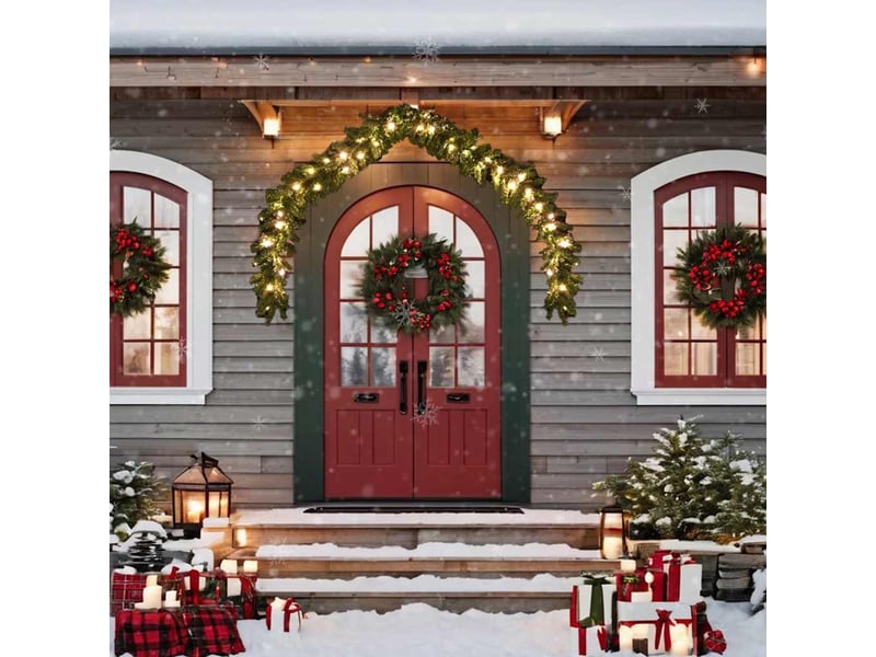  Guirlande de noël avec lumières led 10 m  - Conforama B