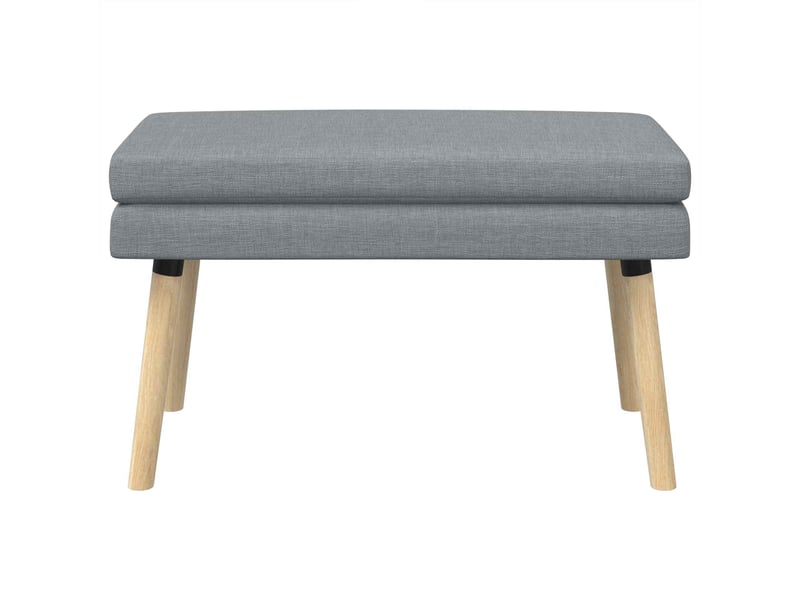  Banc d'entrée, banc à double couche gris clair 80x40x47 cm tissu  - Conforama E