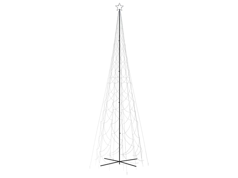  Arbre de noël, sapin de noël cône 3000 led bleues 230x800 cm  - Conforama C