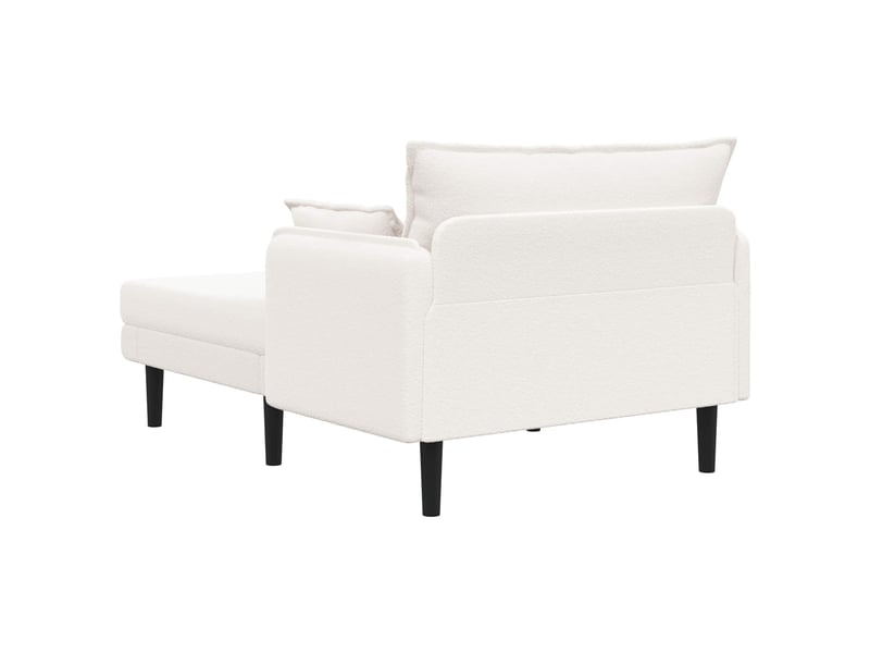  Vidaxl grande méridienne crème bouclé  - Conforama E