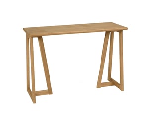 Console 0 tiroir(s)  coloris marron <strong>MACABANE</strong> <strong></strong> - longueur 110 cm - 110 cm