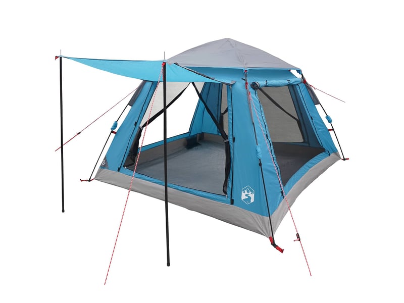  Camping tente 3 personne bleu polyester 185t  - Conforama D