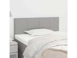 Tete de lit A poser largeur 80 cm <strong></strong> <strong></strong> argenté