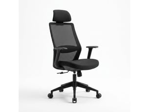 Fauteuil de bureau MEUBLETMOI avec assise réglable en hauteur