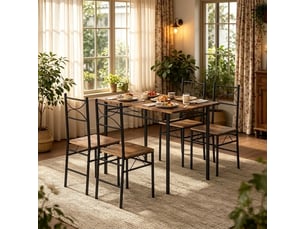 Ensemble table rectangulaire  4 chaise(s)  <strong></strong> <strong></strong> 