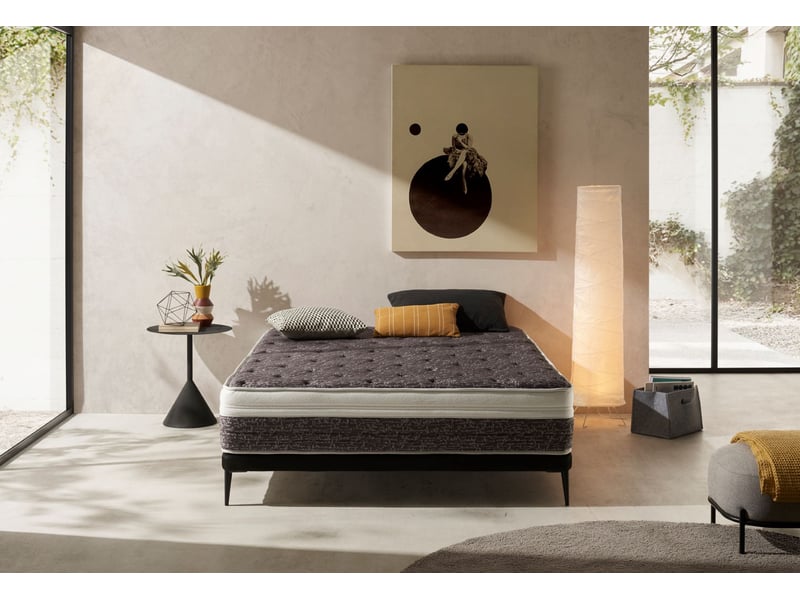 Matelas à mémoire de forme gel luxury oasis natur - mi-ferme, mémoire de forme gel, tissu 3d respirant 8435720051643 - Conforama B