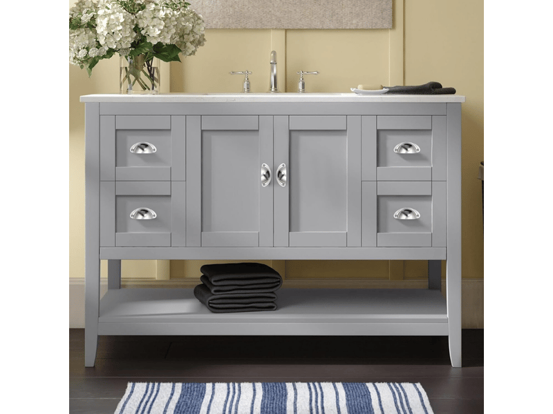  Paquet de 12 poignées de tiroir en forme de coquille avec vis, style métallique rétro pour cabinets, tiroirs et armoires  - Conforama D